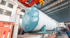 永乐高燃气导热油锅炉发往东华芬兰浸渍纸工厂