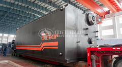 永乐高锅炉定制款SZS系列燃气蒸汽锅炉发往云南