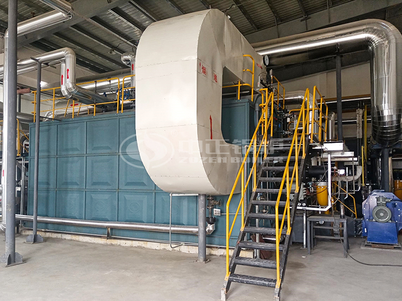 胜帮化工10吨SZS系列冷凝式燃气蒸汽锅炉项目