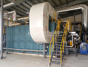 胜帮化工10吨SZS系列冷凝式燃气蒸汽锅炉项目