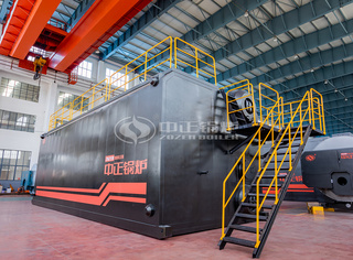 永乐高定制款SZS系列燃油燃气锅炉制品示意图