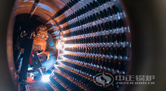 大型锅炉厂家永乐高锅炉锅筒内自动焊工艺先进