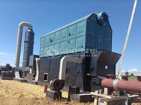 土耳其BİYOSAN公司项目中正SZL系列生物质锅炉安装现场