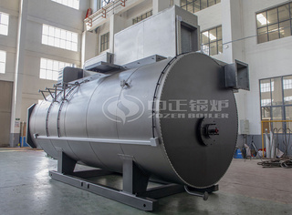 永乐高WNS系列空气预热型燃气锅炉排烟温度低