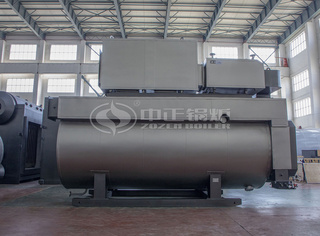 永乐高WNS系列空气预热型燃气锅炉合理安排占地面积小