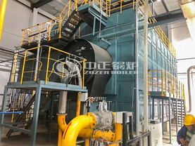 青海宜化化工SZS系列60吨燃气过热蒸汽锅炉项目
