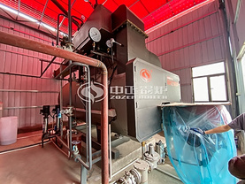 陶杰陶瓷WNS系列4吨冷凝式燃气蒸汽锅炉项目