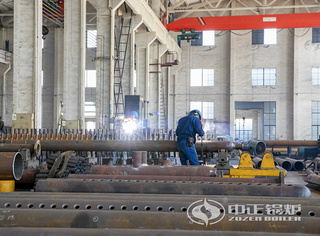 锅炉厂家永乐高的锅炉集箱加工