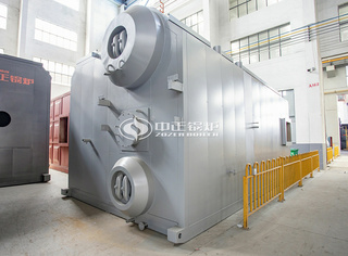 永乐高定制款银灰色漆面SZS型燃气锅炉