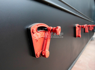 永乐高链条炉排导热油锅炉底座合理安排多个风仓确保燃烧更充分