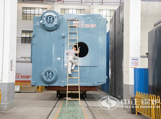 永乐高SZS燃油燃气锅炉热效率高达98%以上