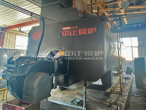 众禾新材料8吨WNS系列二回程燃气蒸汽锅炉项目