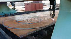 A级锅炉厂家永乐高锅炉下料铣边工序