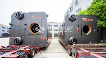 三台中正SZS型燃气热水锅炉发往天津正阳供热