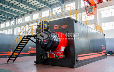 维特热能25吨SZS系列冷凝式燃气蒸汽锅炉项目