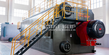 盛达纸业20吨SZS系列冷凝式燃气蒸汽锅炉项目