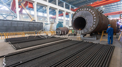 永乐高WNS燃油燃气锅炉螺纹烟管组装