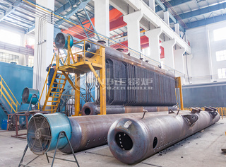 永乐高SZS系列燃气锅炉对流管制组装