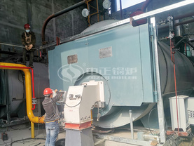 东虹绿材15吨三回程燃气蒸汽锅炉项目