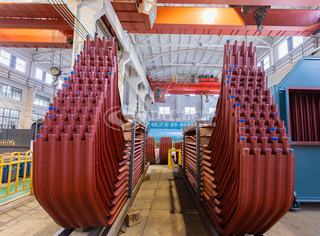 散装锅炉出厂膜式水冷壁部件