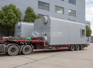 永乐高两台14MW燃气热水锅炉发往河南范县