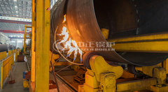 工业锅炉厂家永乐高锅炉合金钢部件焊前预热工序