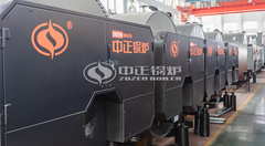 永乐高WNS系列燃油燃气锅炉吊装入库