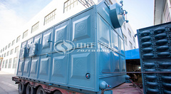 永乐高SZL系列燃煤燃生物质锅炉受热面积大热效率高