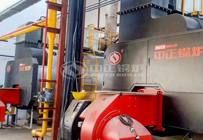 江西汇盈10吨WNS系列环保蒸汽锅炉项目