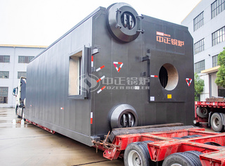 永乐高30吨燃气锅炉整装出厂装置便捷