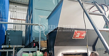 东发纺织200万大卡YLW系列燃生物质导热油锅炉项目