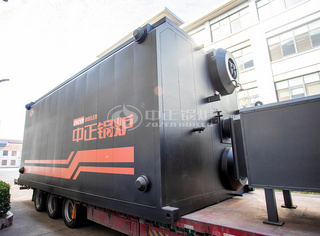 即将启程发往项目现场的永乐高节能燃油锅炉