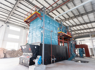 运行在银宝菊花的永乐高生物质锅炉