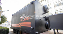 永乐高SZS系列高效燃油燃气锅炉发往湖北