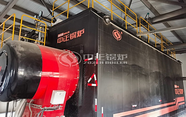 吉诚新材料30吨SZS系列燃气蒸汽锅炉项目