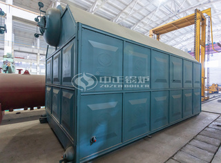 永乐高双锅筒纵置式生物质锅炉燃烧室