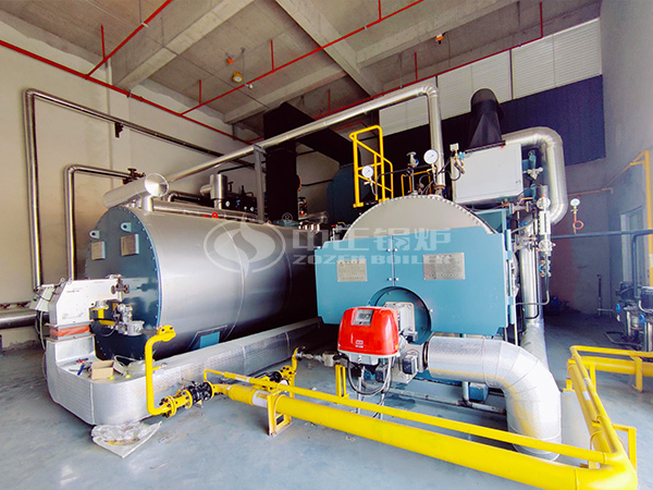 科瀚玛威供热中心的中正锅炉系统主体部分