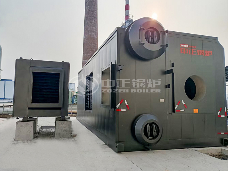 山东嘉华SZS系列沼气自然气混燃过热蒸汽锅炉项目