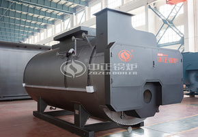 立昌新材料8吨WNS系列燃气蒸汽锅炉项目