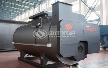 立昌新材料8吨WNS系列燃气蒸汽锅炉项目