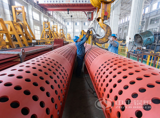 永乐高散装生物质锅炉锅筒部件