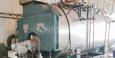 捷马化工6吨高效型WNS系列二回程燃气蒸汽锅炉项目