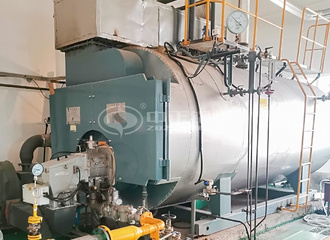 捷马化工6吨高效型WNS系列二回程燃气蒸汽锅炉项目