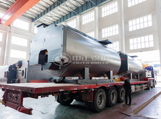 永乐高常压燃气热水锅炉整装出厂装置便捷