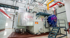 40吨燃气热水锅炉项目永乐高锅炉履历富厚