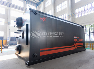 永乐高燃气蒸汽锅炉热效率达98%以上