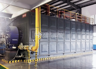 江西铜业40吨SZS系列冷凝式燃气锅炉项目