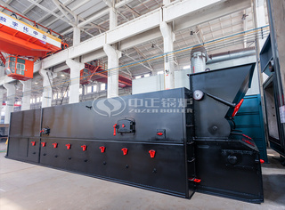 永乐高锅炉自主设计生产的链条炉排