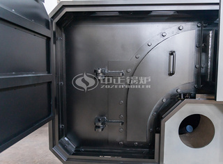 永乐高WNS燃油燃气锅炉烟箱接纳铰链结构密封效果好