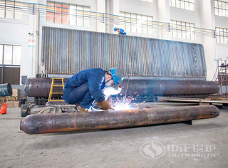 燃油燃气锅炉生产现场